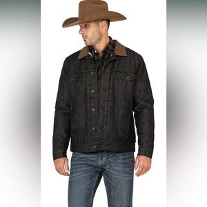 Cody James Men's Grand Teton 2.0 Western Dark Denim Jacket size Medium